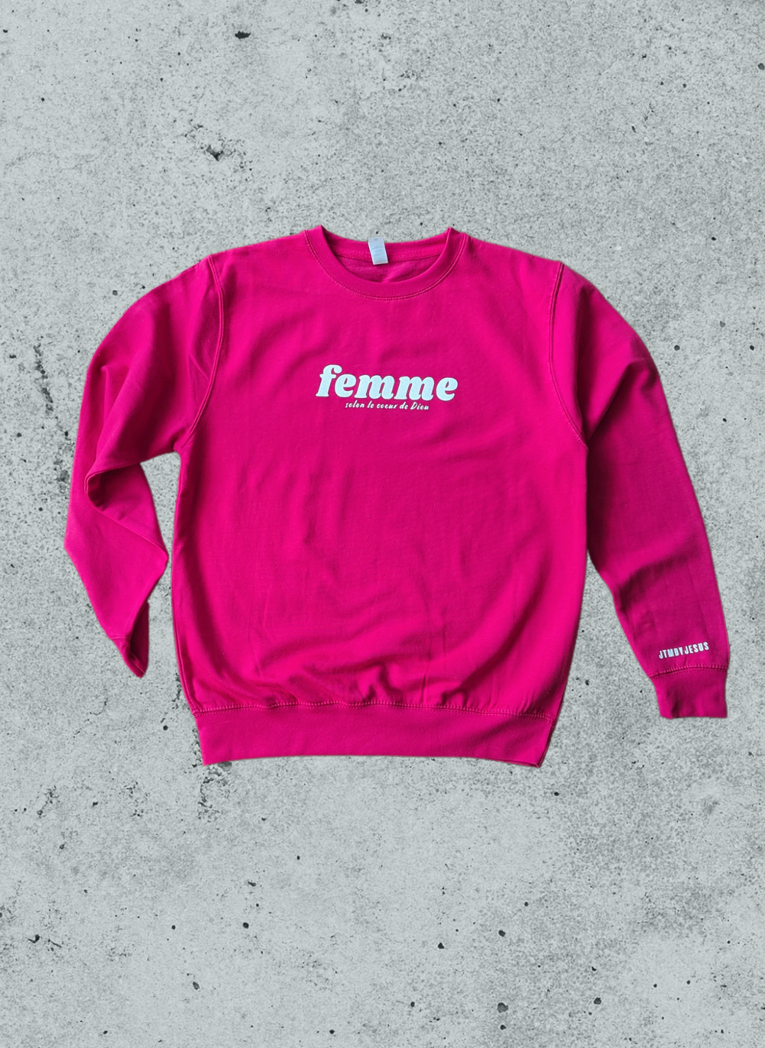 Sweat Femme selon le coeur de Dieu