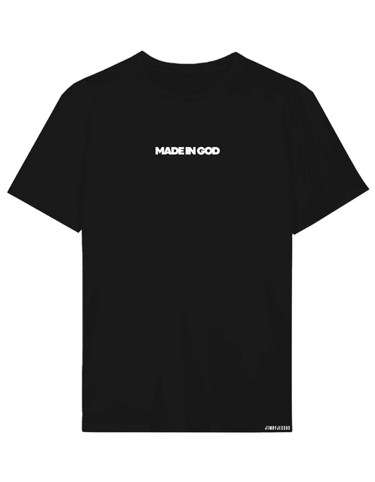 T-shirt  Made in God NOIR