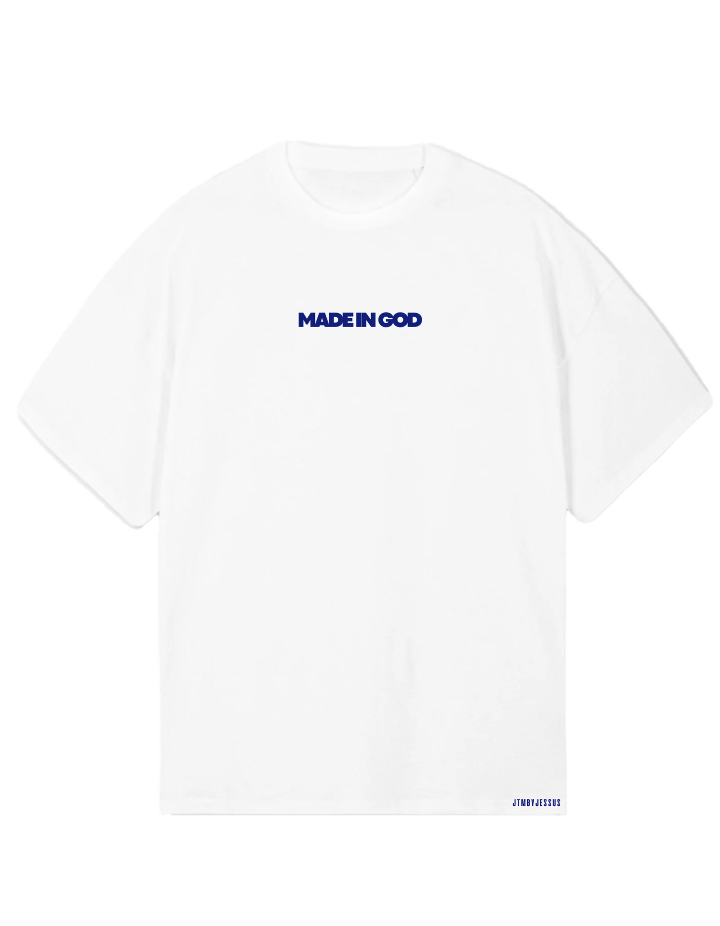 T-shirt Oversize Made in God BLANC