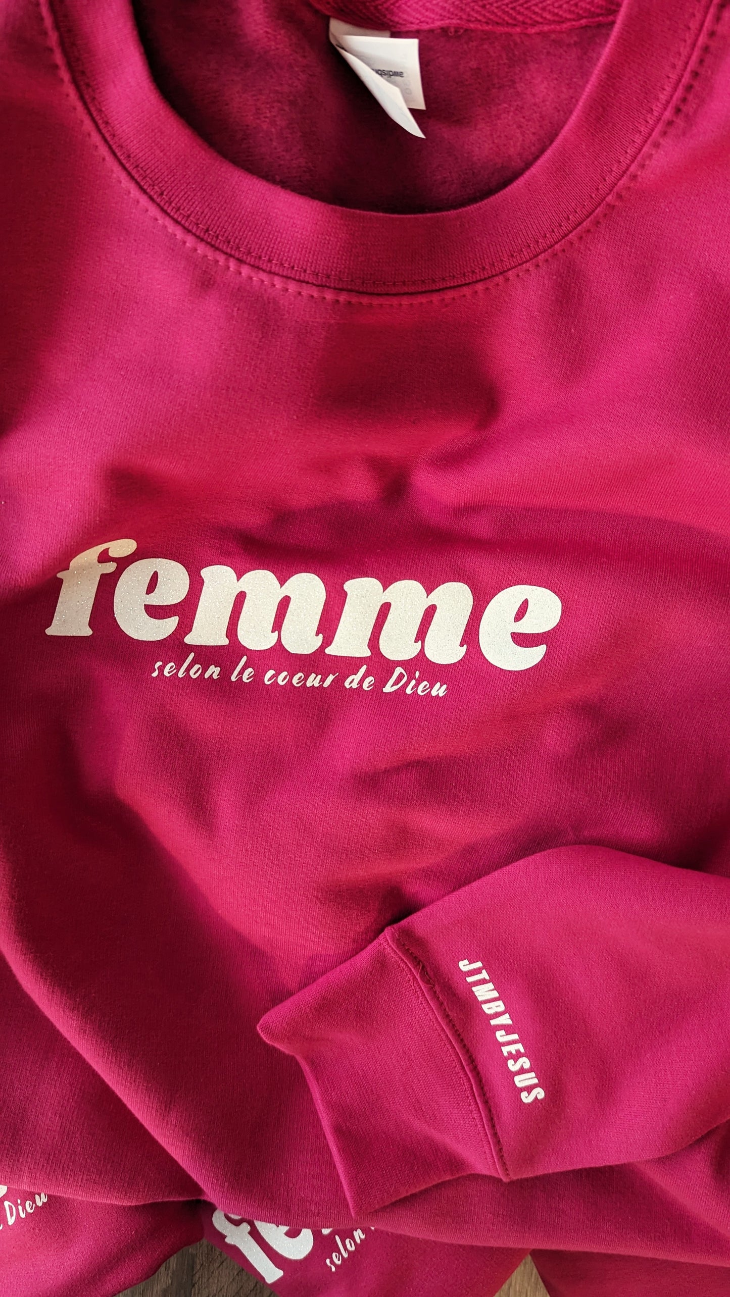 Sweat Femme selon le coeur de Dieu